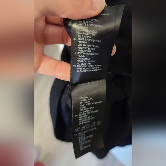 H&M Divided Black Dress - size 8 - Picture 5 of 6
